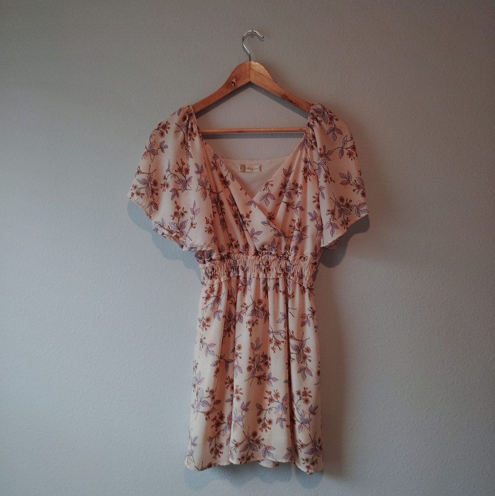 Altar'd State Vneck Floral Dress